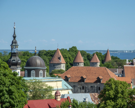 A scene in Tallinn, Estonia