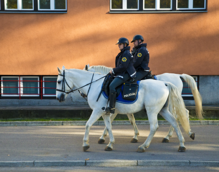 Patrolling the Streets of Ljubljana, Slovenia