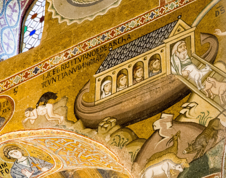 Noah's Ark, Cappella Palatina, Palermo