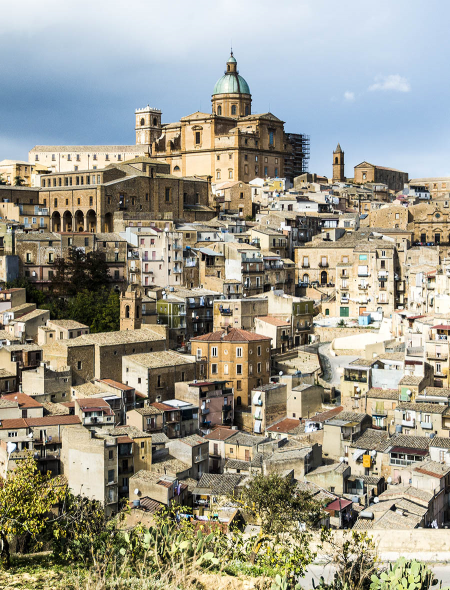 Overview of Ragusa, Sicily