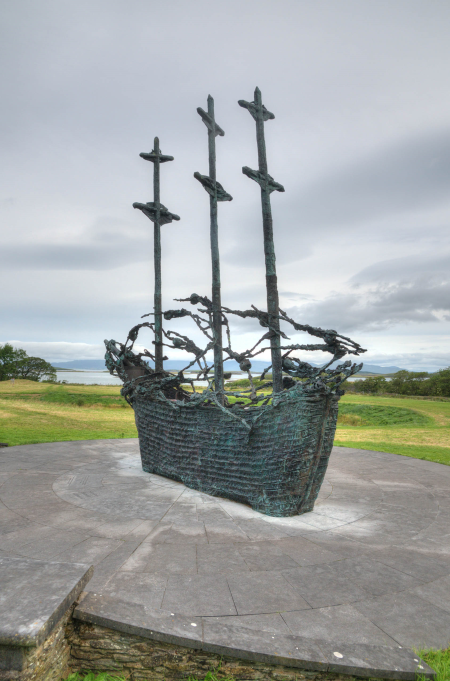 IRL4442 The National Famine Memorial, Murrisk, County Mayo
