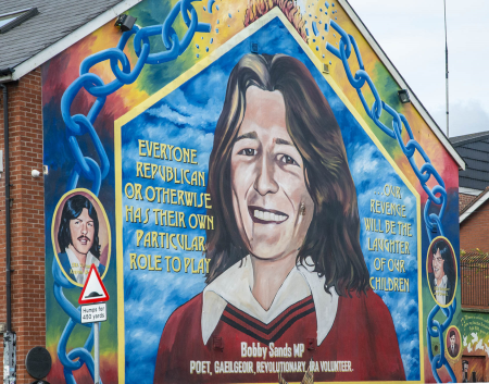 IRL5083 Mural of Bobby Sands
