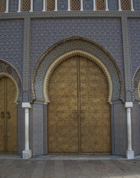 Entrance to the Royal Palace in Fez