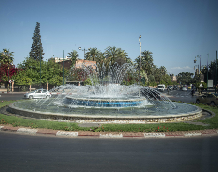 One of many fountains in Marrakesh