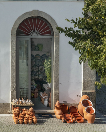 Pottery Shop in Evora, Portugal