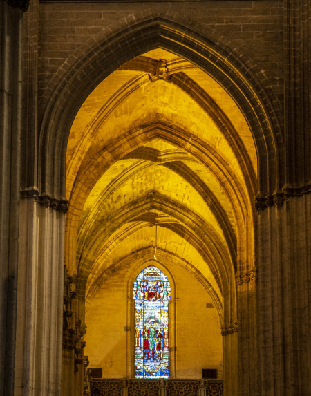 Inside the Seville Cathedral, Spain